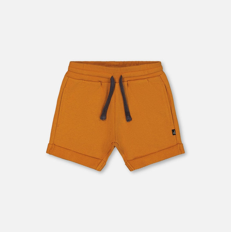 Short en Molleton Orange Vif - Deux par Deux