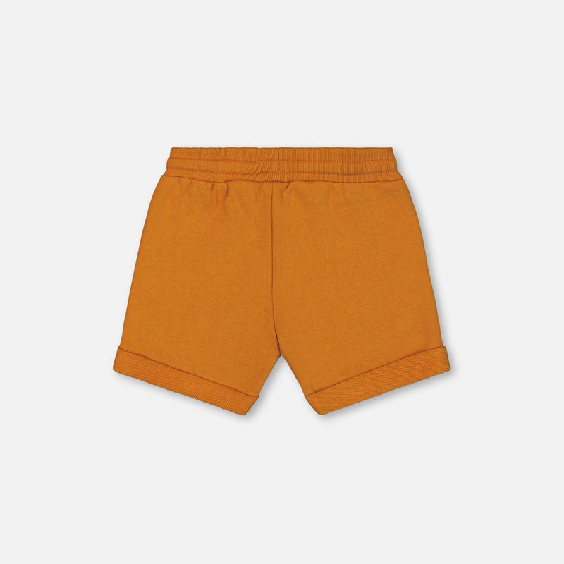 Short en Molleton Orange Vif - Deux par Deux