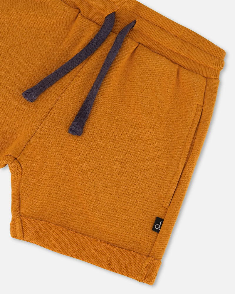 Short en Molleton Orange Vif - Deux par Deux