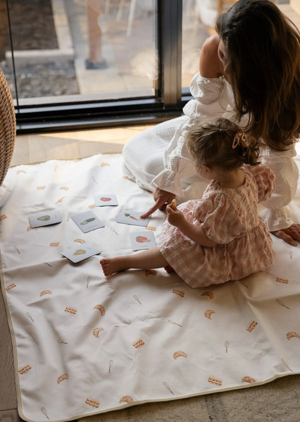 Tapis de Sol Imperméable Multiusage pour Bébés - Brunch du Dimanche - Micasso & Co