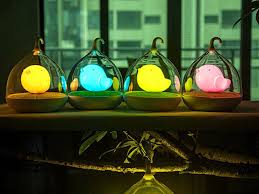 Lampe de nuit rechargeable Oiseau Jaune- Kushies