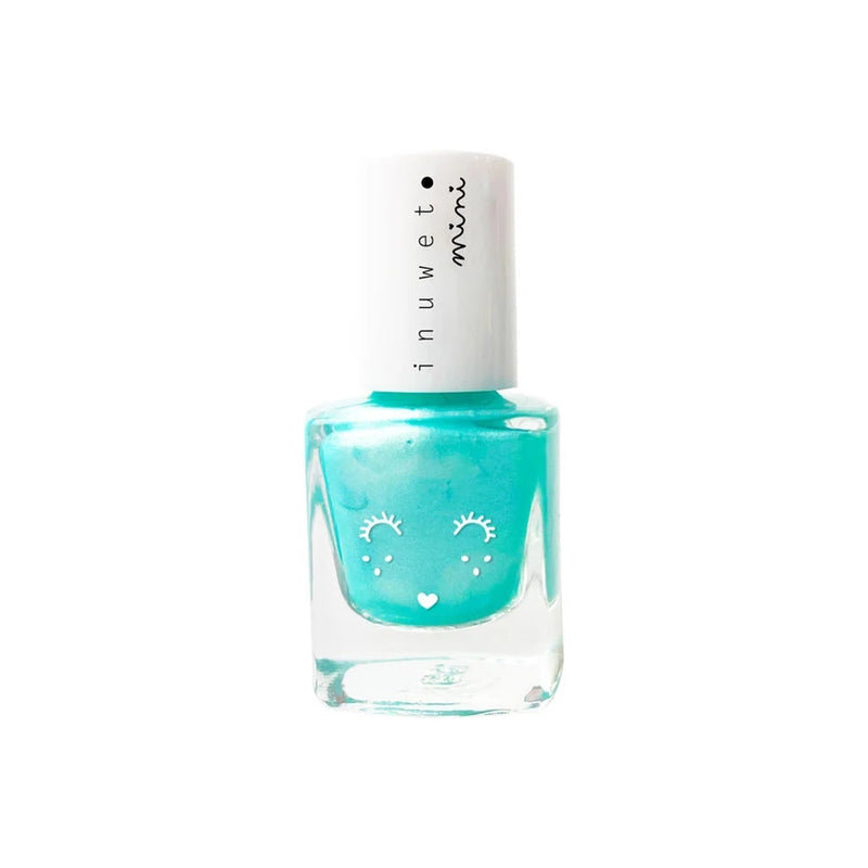 Vernis à ongles parfum de pomme pour enfants - Turquoise - Inuwet