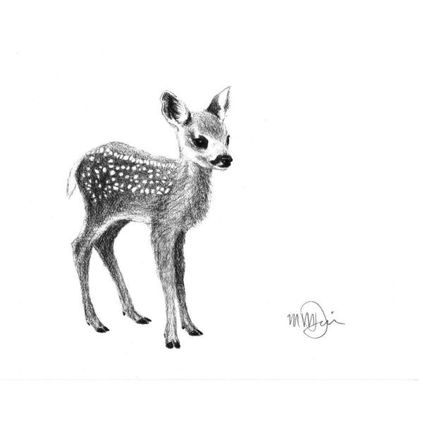 Affiche Bambi format 8 X 10 - Le Nid Atelier