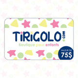 Carte-cadeau Tirigolo & Cie