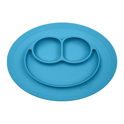 Assiette en silicone The Mini Mat Bleu- EZPZ