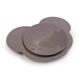 Assiette en silicone Ourson Taupe - Kushies