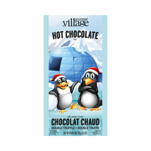 Chocolat chaud double truffe Pingouin 35g- Gourmet du village