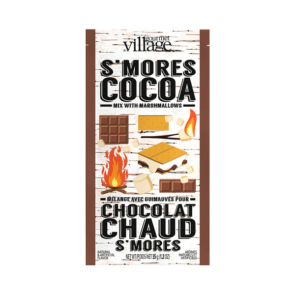 Chocolat chaud s'mores cocoa avec guimauves 35g - Gourmet du village