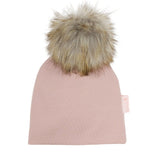 Tuque Beanie en coton Blush avec Pompon - Tirigolo