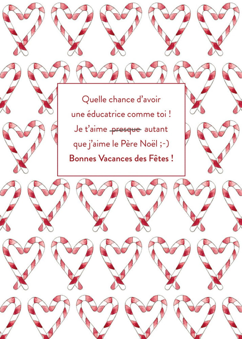 Carte de souhaits Cara - Éducatrice - Stéphanie Renière