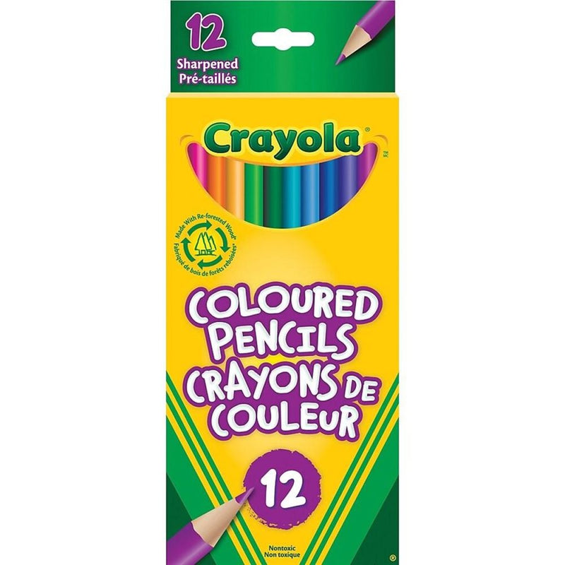 Crayons (12) de couleur en bois - Crayola
