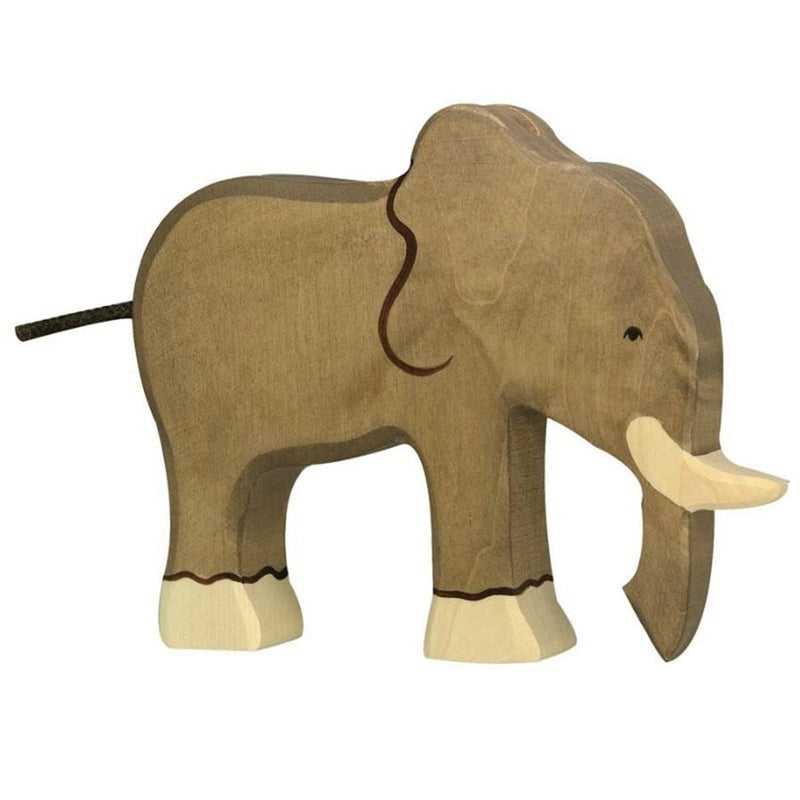 Éléphant en bois - Holztiger