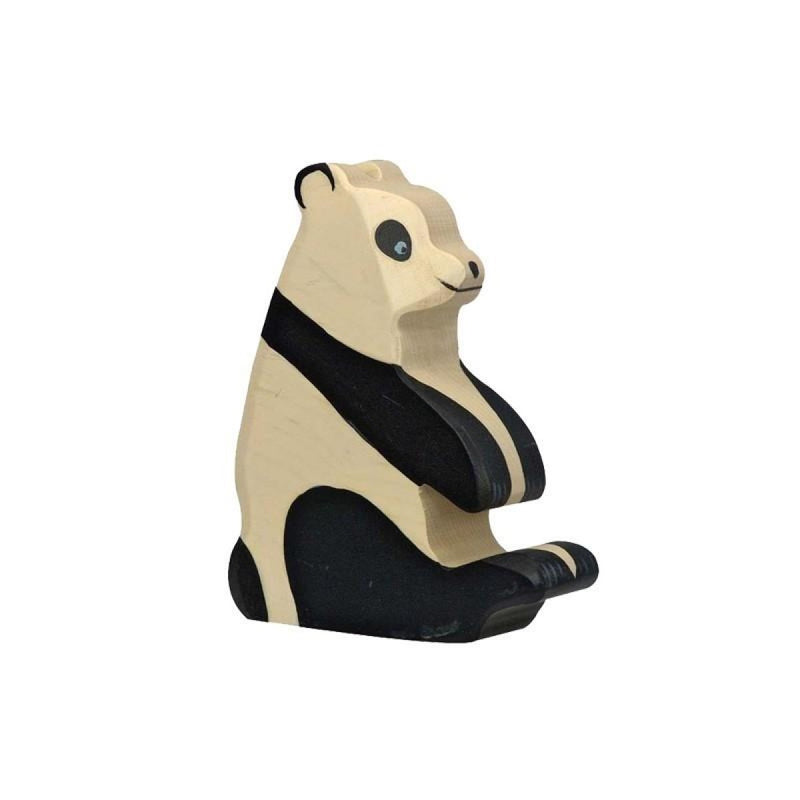 Panda en bois - Holztiger
