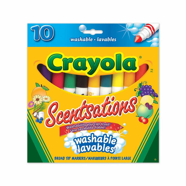 Marqueurs (10) Lavable Scentsations- Crayola
