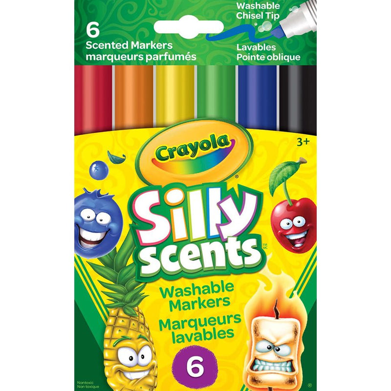 Marqueurs (6) Lavables parfumés Silly Scents - Crayola